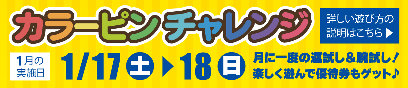 カラーピンチャレンジ